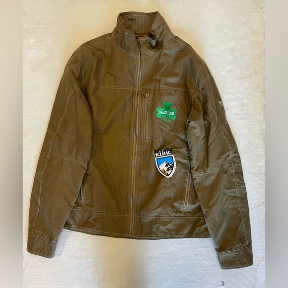 KUHL x McGUIRE Burr Jacket in Khaki Size L NWT - Picture 3 of 8